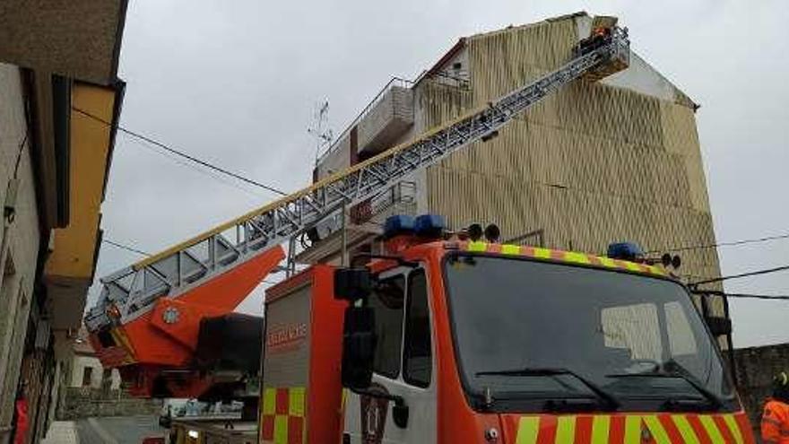 Intervención en el edificio de Sobrán. // Cedida