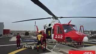 Herido un pescador al caer de unos acantilados en Fuerteventura