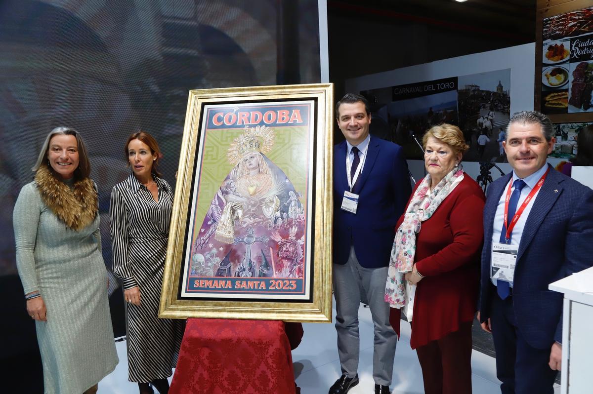 Presentación del cartel de la Semana Santa de Córdoba 2023 en Fitur.