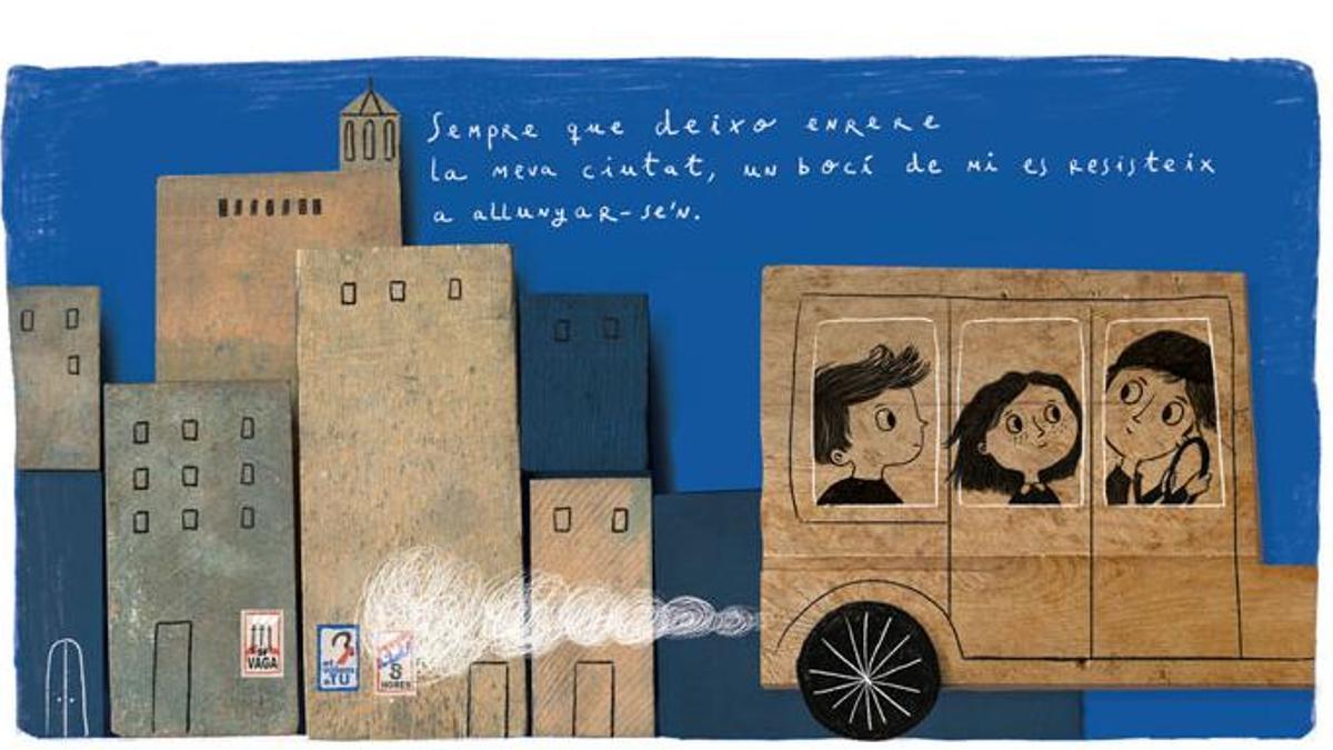 Una de les pàgines de "Jo no soc Hamlet".