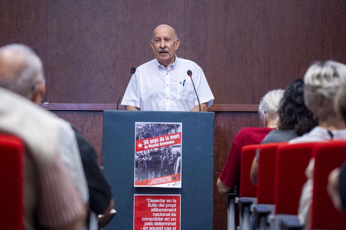 Així va ser l'acte en homenatge al mossèn Armengou