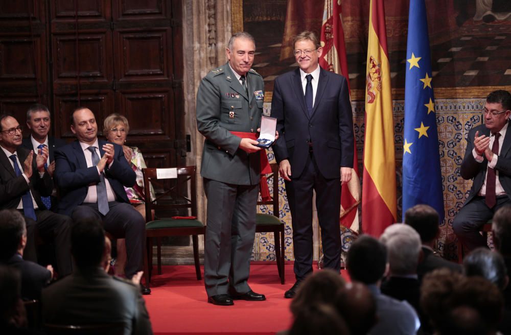 Acto institucional por el 9 d'Octubre en el Palau de la Generalitat