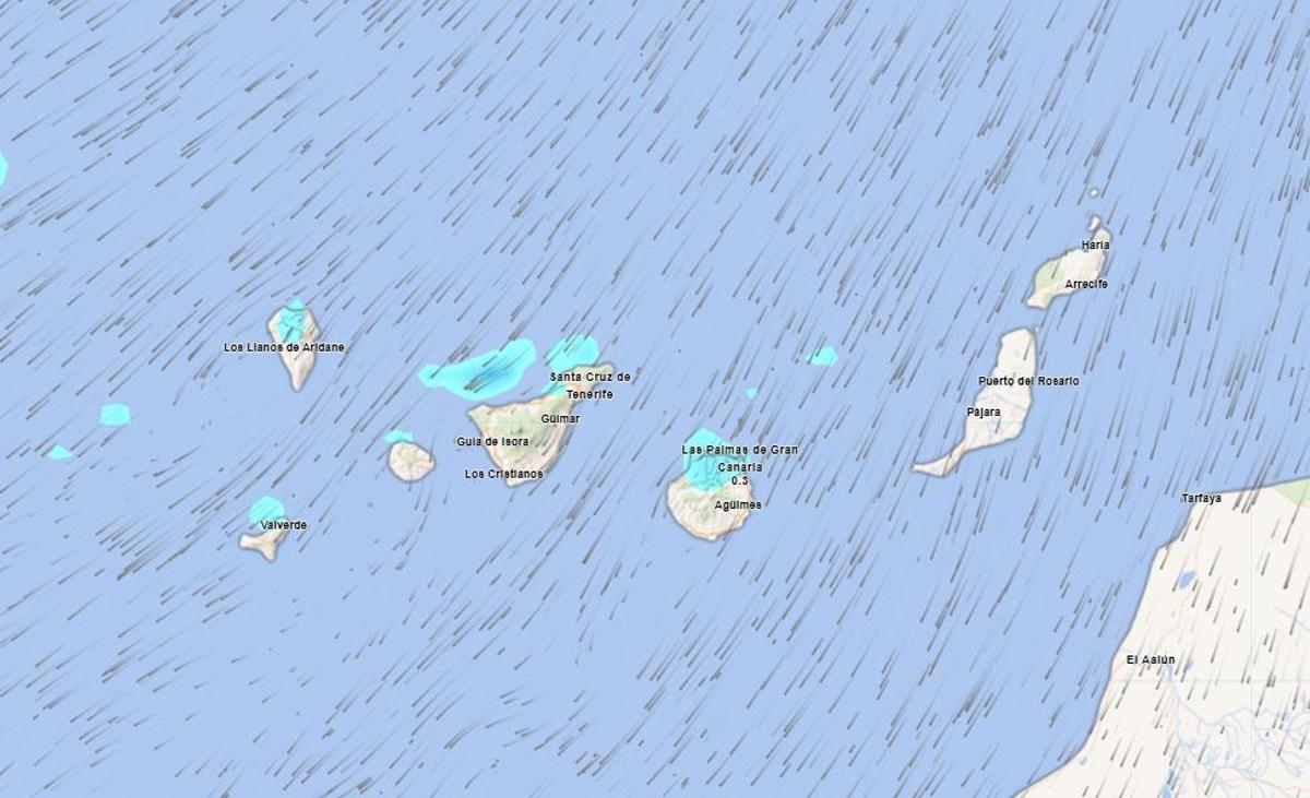 Mapa del tiempo.