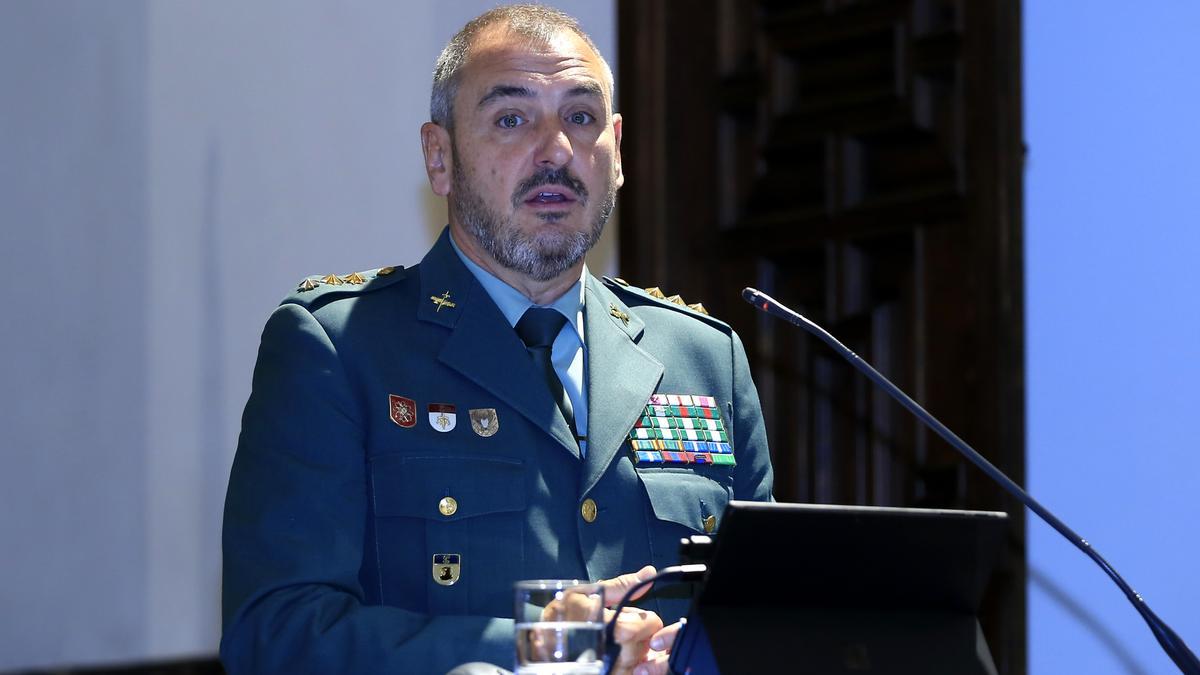 Juan Salom participó este viernes en la I Jornada sobre Ciberseguridad Guardia Civil-UCAM