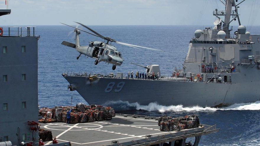 China asegura haber expulsado al destructor USS Mustin de sus aguas territoriales