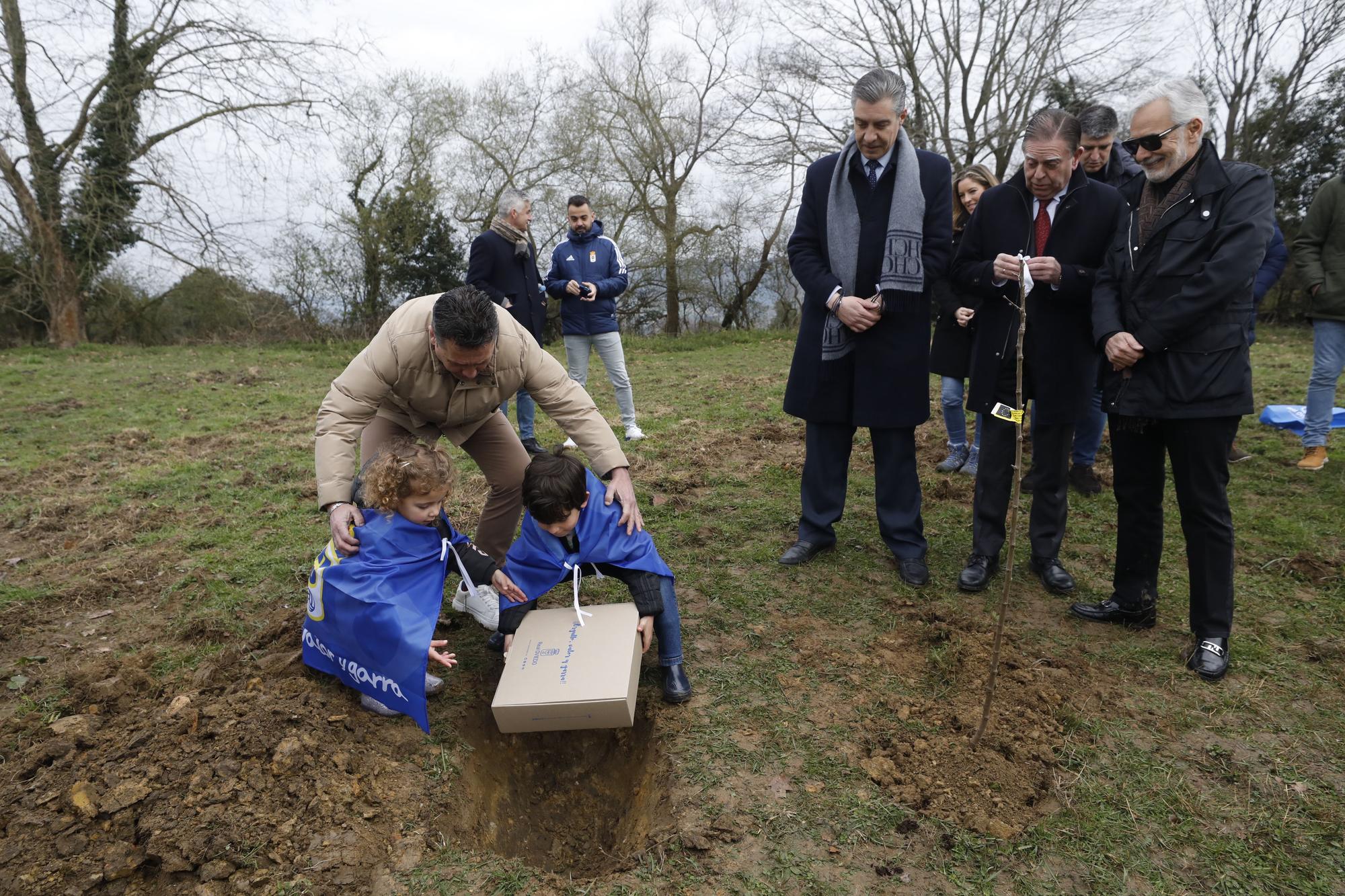 EN IMÁGENES: Así fue la presentación de la nueva ciudad deportiva del Oviedo