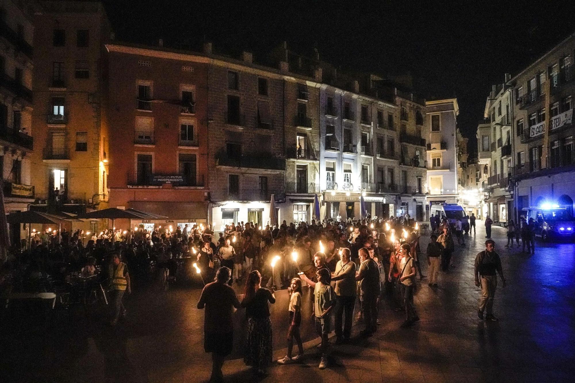 La Marxa de Torxes de Manresa, en imatges