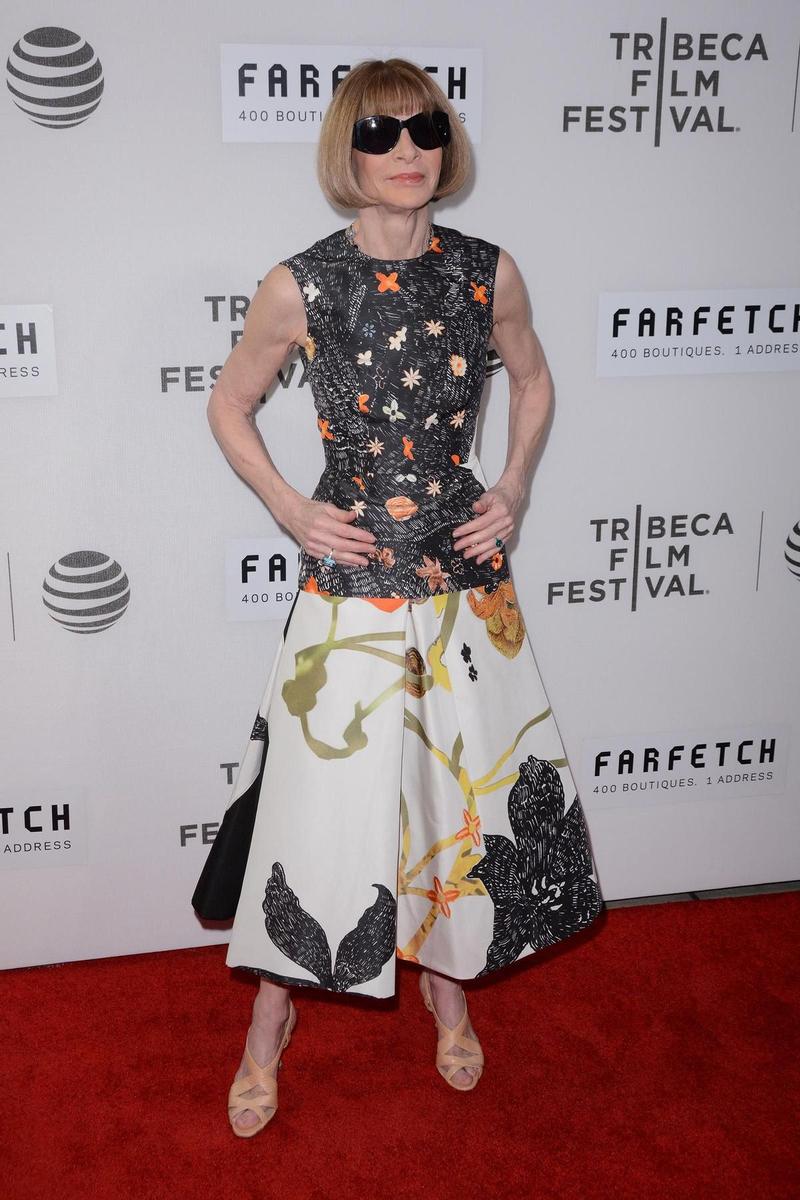 Anne Wintour en el Festival Tribeca 2016