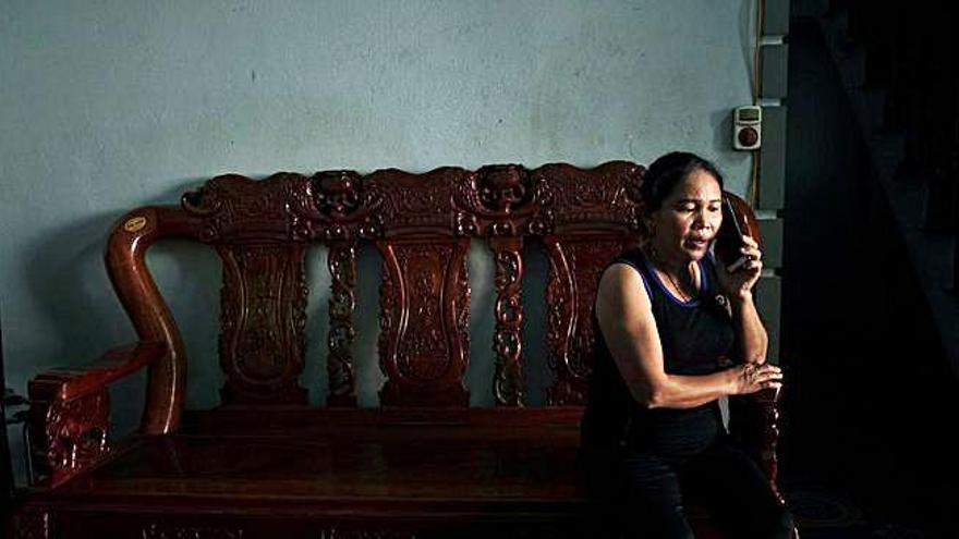 Hoang Thi Ai, madre de una de las víctimas.