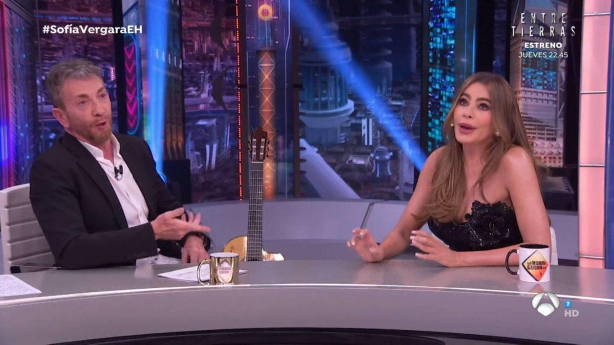 Sofía Vergara durante su entrevista en 'El Hormiguero'
