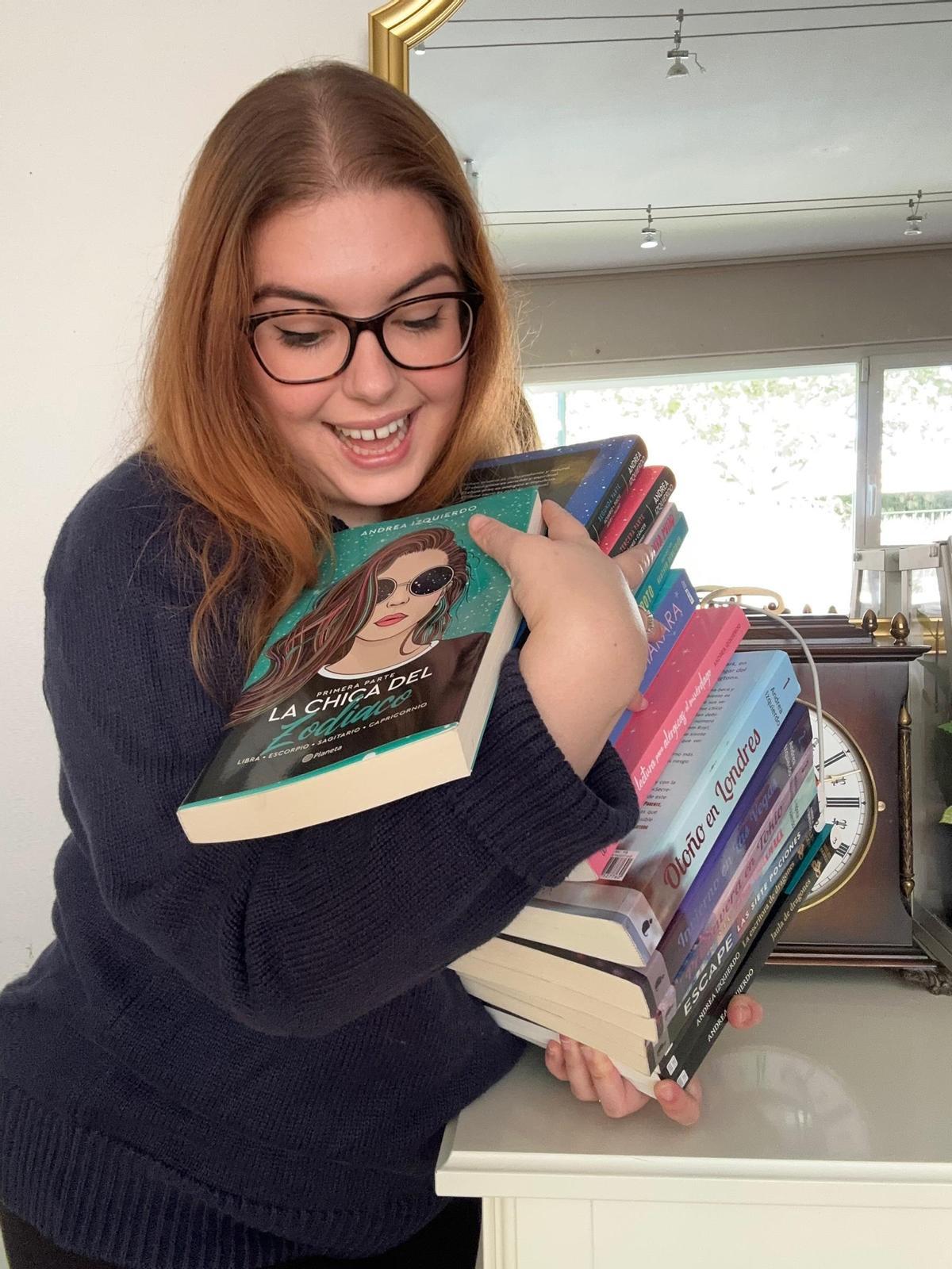 La escritora zaragozana Andrea Izquierdo.