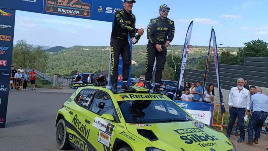 El piloto asturiano &quot;Cohete&quot; Suárez se impone en el rally de Orense