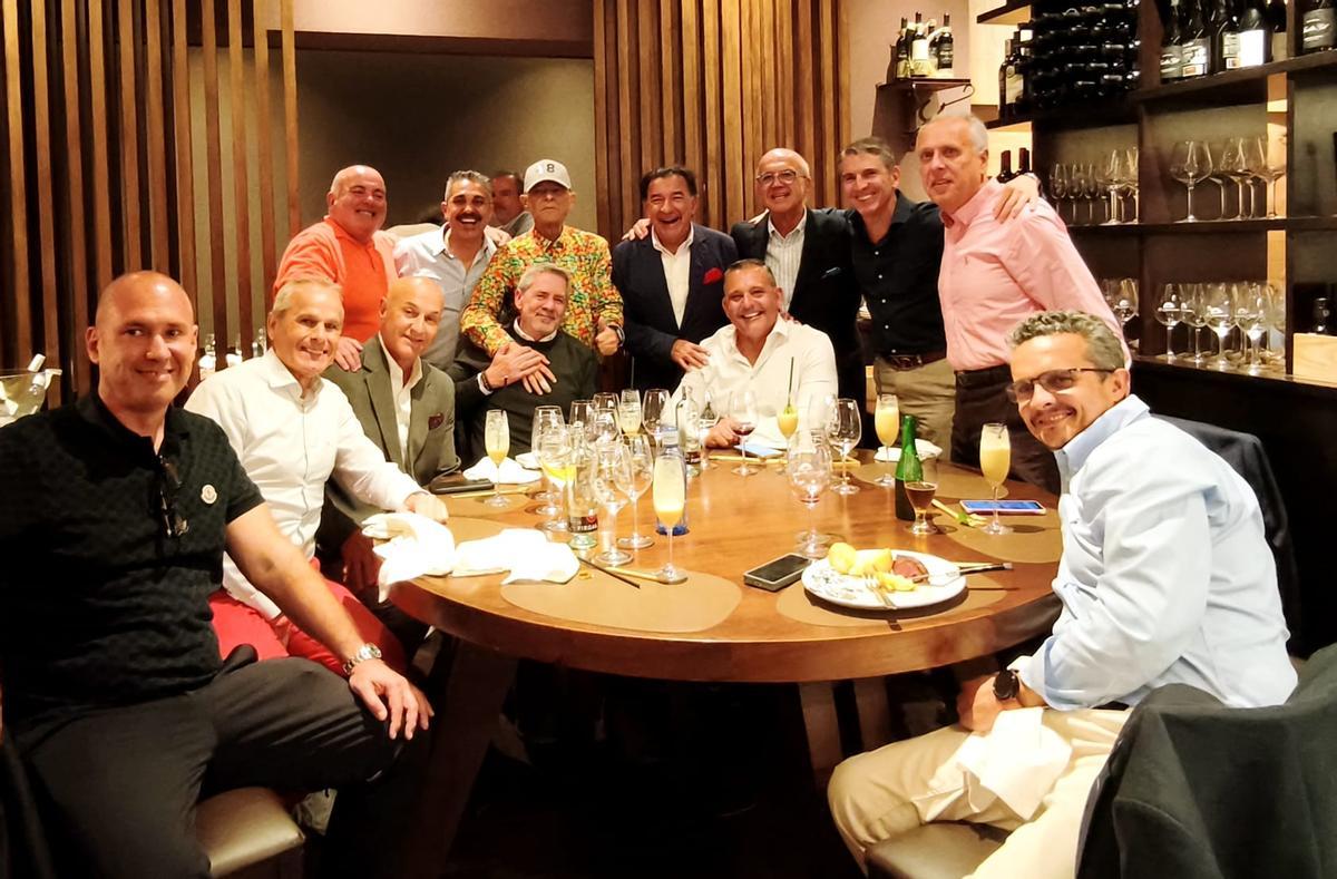 Emotivo almuerzo con el terorense Paco Santana