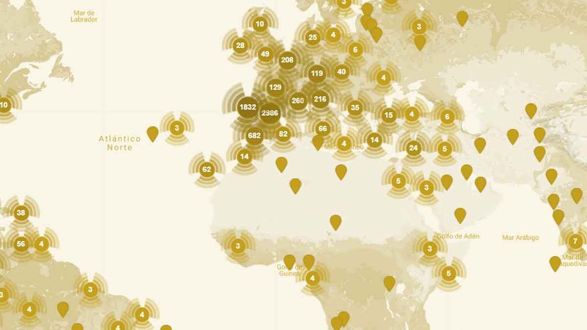 España es el primer país del mundo con un Google Maps de su propia historia.