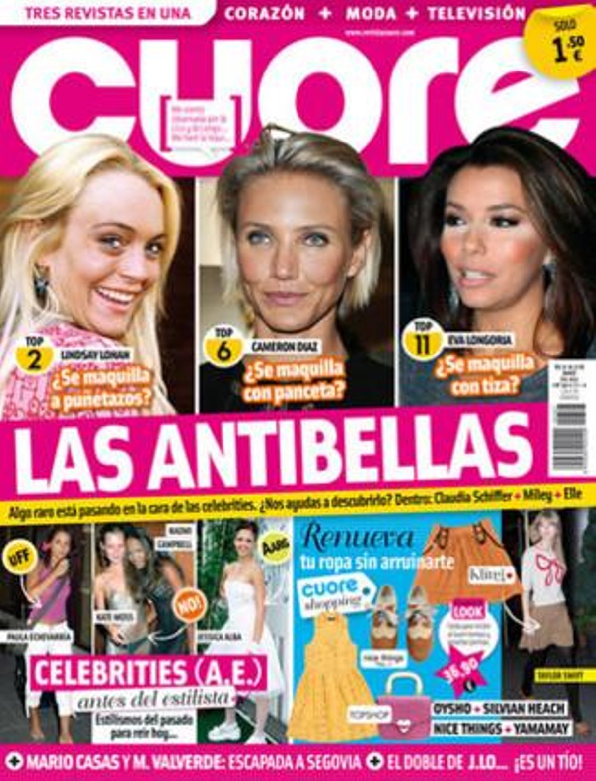 Portada del número 307 de la revista ’Cuore’. Portada del número 307 de la revista ’Cuore’.