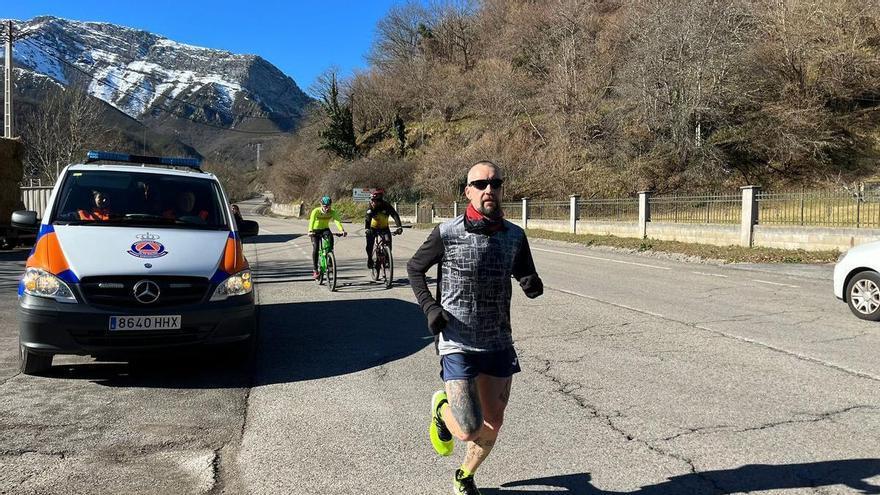 Reto conseguido: 70 kilómetros corriendo por todo el valle del Nalón para recaudar fondos en la lucha contra el cáncer