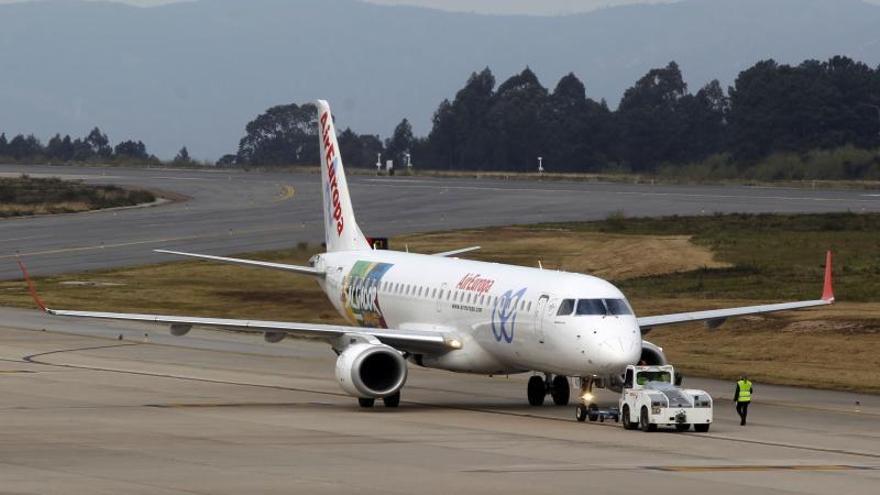 Un avión de Air Europa en Peinador