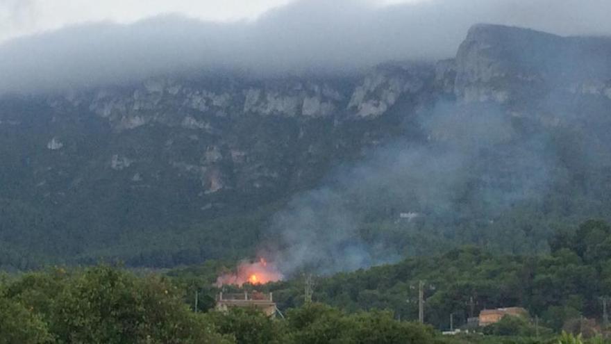 Controlado el incendio de Corbera