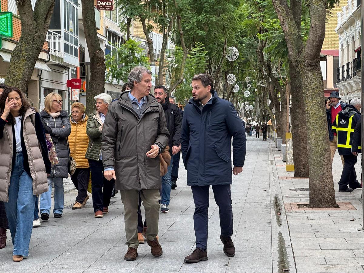 Fotogalería | Feijóo se pasea por Don Benito