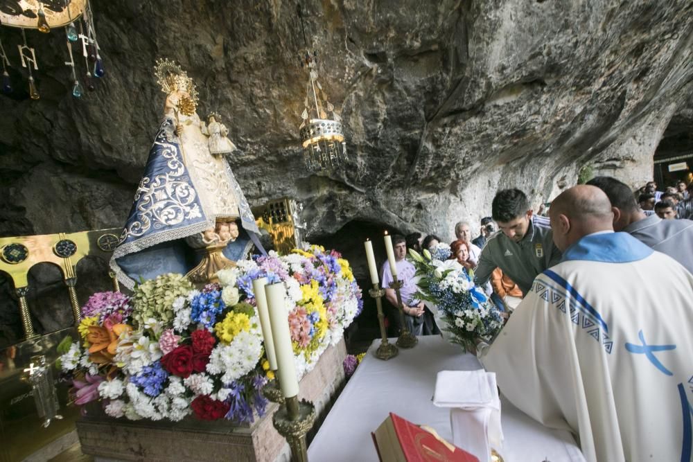 La visita del Oviedo a Covadonga