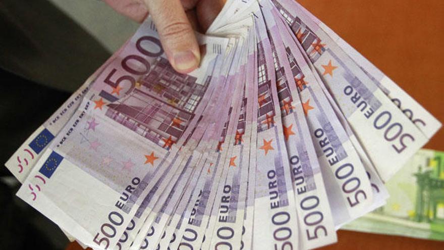Los billetes de 500 euros, uno de los instrumentos más utilizados por los defraudadores.