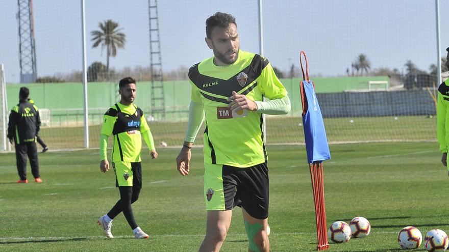 Gonzalo Verdú, durante un entrenamiento