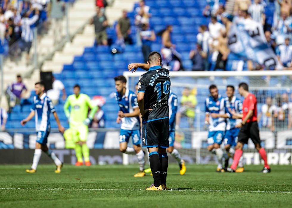 El Dépor cae goleado ante el Espanyol