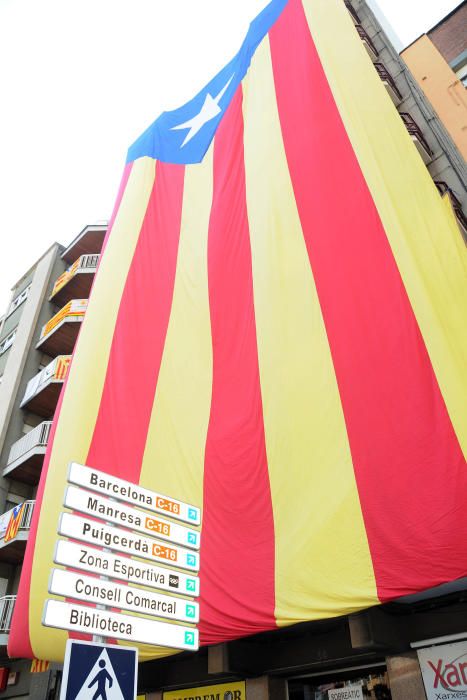 Macrogaleria de la Diada a Berga