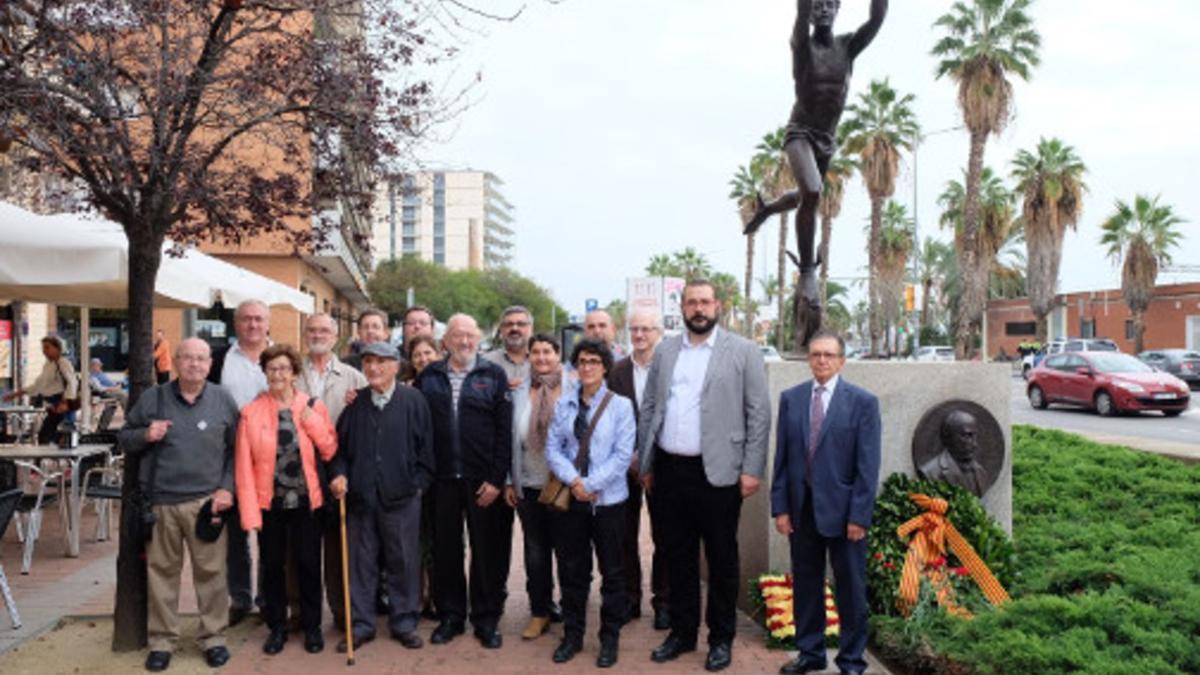 Homenaje a Miquel Biada hoy en Mataró.