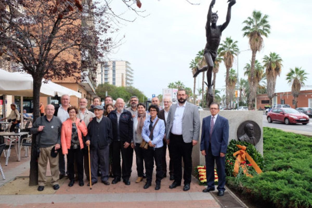 Homenatge a Miquel Biada avui a Mataró. 