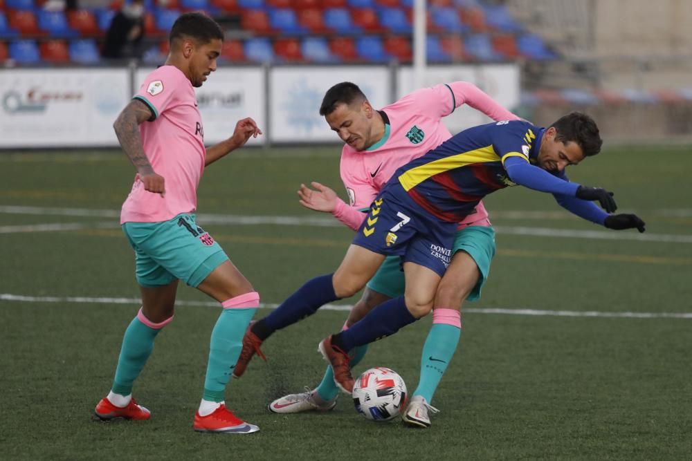 Llagostera- Barça B, en imatges