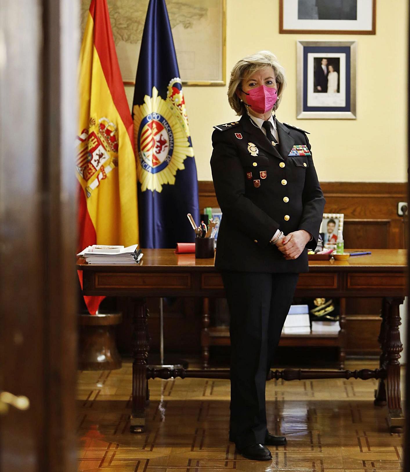 Luisa María Benvenuty, en su despacho, en la Jefatura Superior de Policía. | Luisma Murias