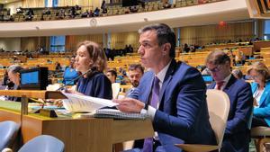 Pedro Sánchez en la ONU: O construimos sociedades más solidarias o no estaremos bien preparados