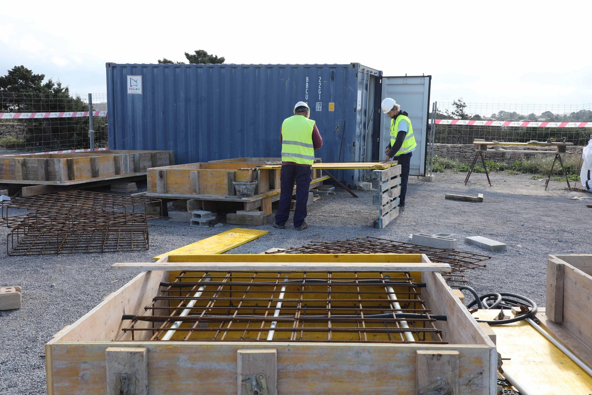 Comienzan las obras en s'Estany des Peix en Formentera