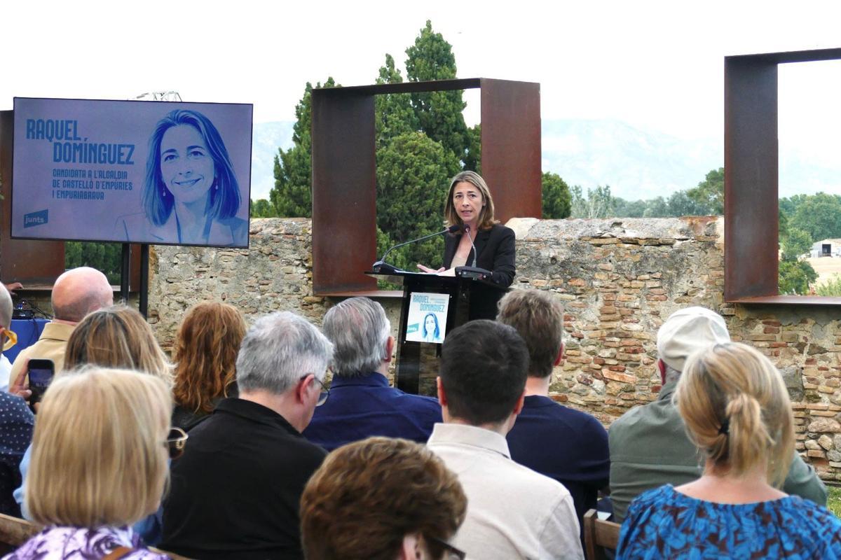 La candidata de Junts a Castelló d'Empúries, Raquel Domínguez.