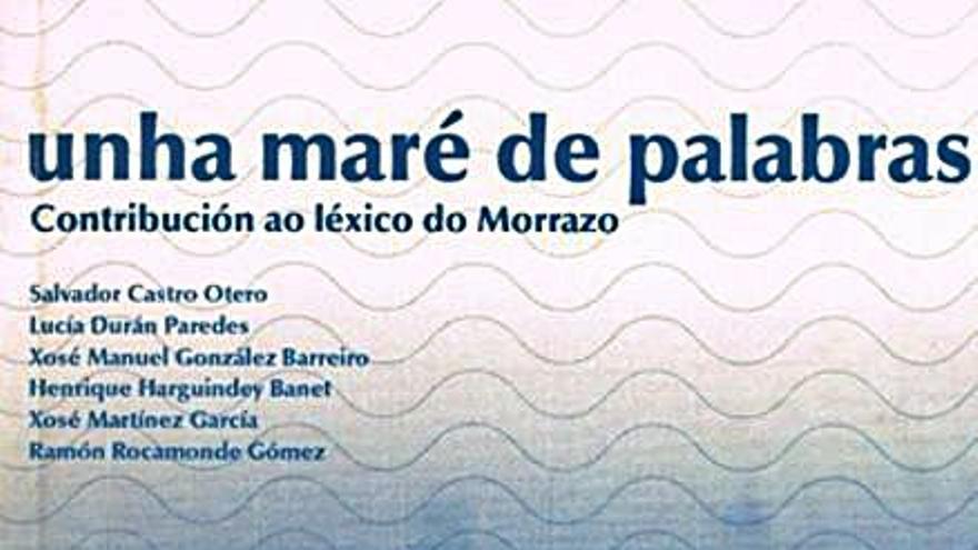 A portada do libro “Unha maré de palabras”