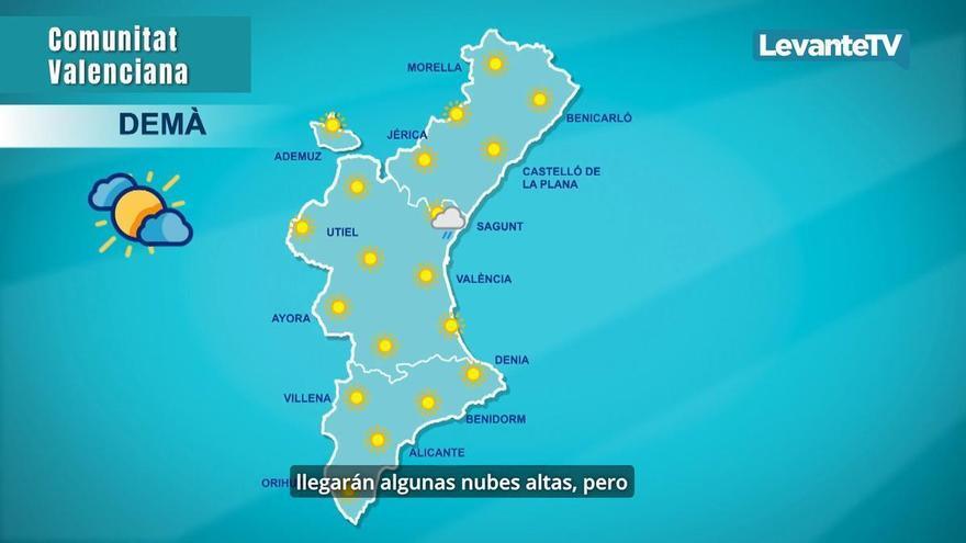 València disfrutará de un viernes soleado y con ambiente plenamente veraniego