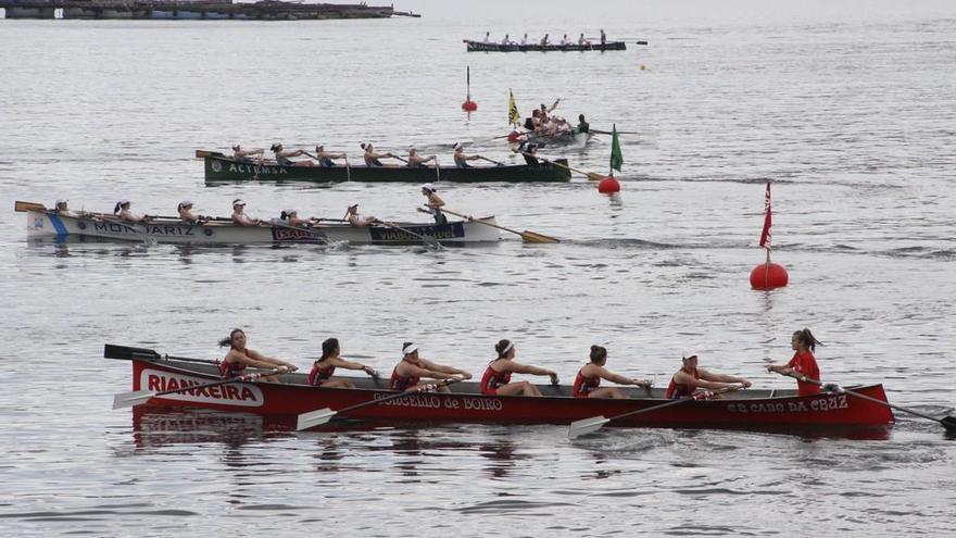 Campeonato gallego de 2018, en aguas de Meira. // Santos Álvarez