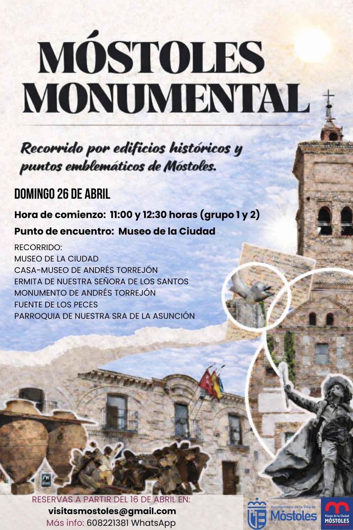 Cartel "Móstoles Monumental"