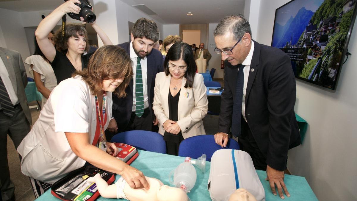 Momento de la inaguración del campus.