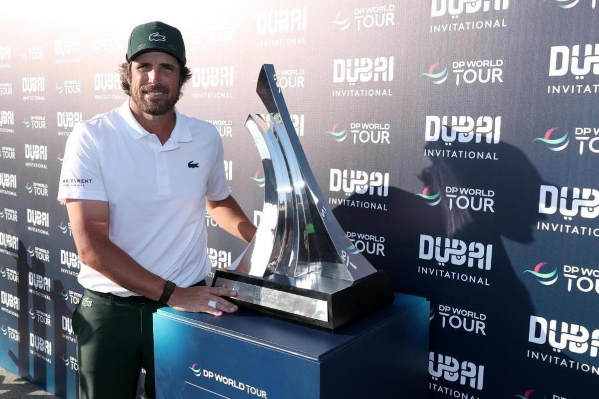 Nacho Elvira llegará al RCG El Prat con la victoria conseguida en el Dubai Invitational