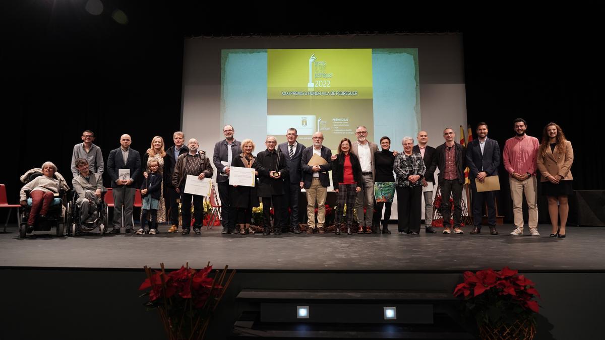 Tots els guardonats en aquesta nova edició dels Premis d&#039;Honor Vila de Pedreguer