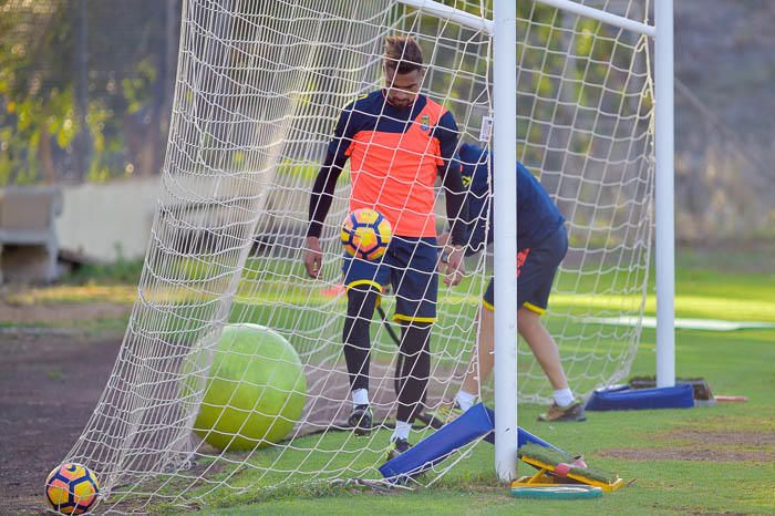 Entrenamiento de la UDLP en Las Burras