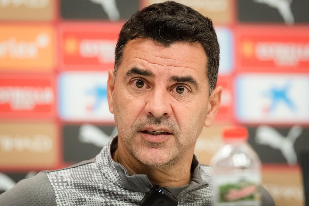 Míchel, en rueda de prensa