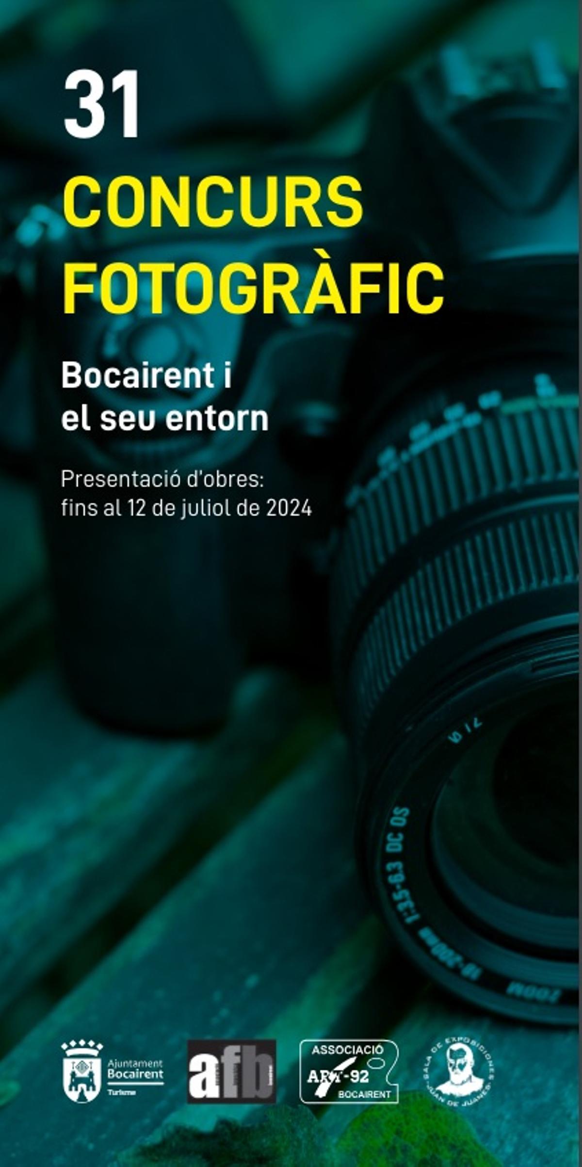 Cartel de la 31ª edición del concurso fotográfico celebrado en Bocairent.