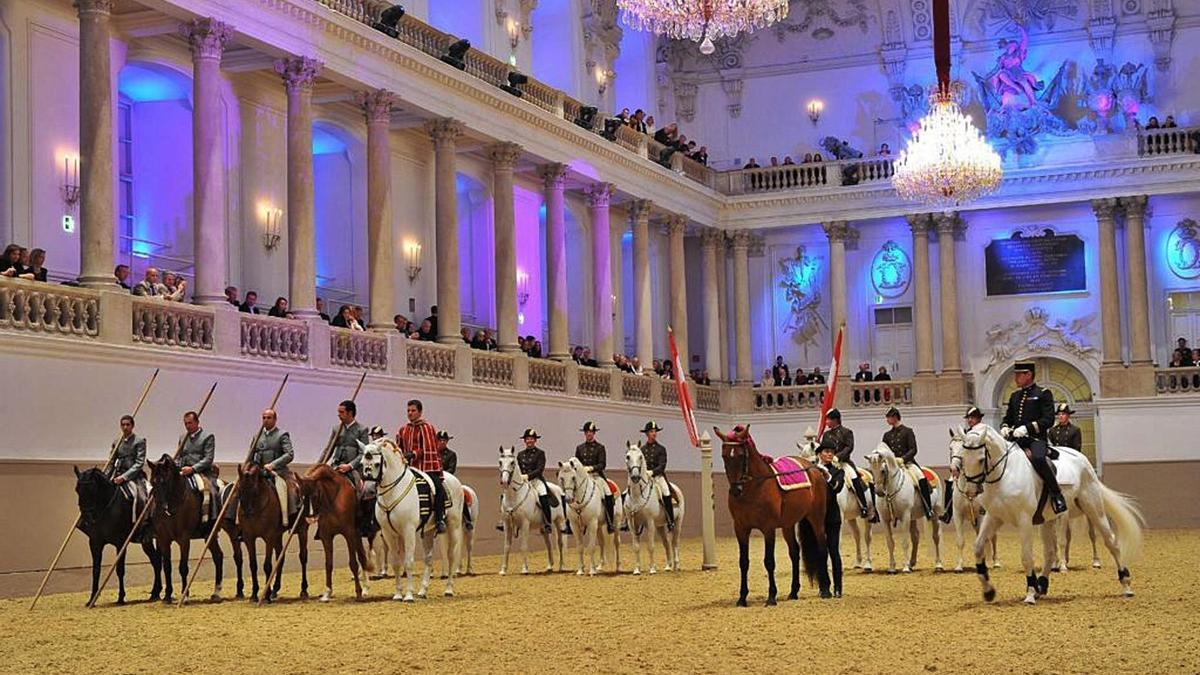 La pista de Viena, con los cordobeses a la izquierda, los austríacos al fondo y los franceses a la derecha.