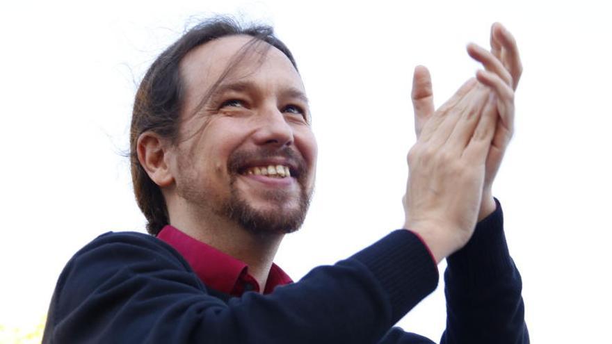 Pablo Iglesias en un acte d&#039;Unides Podem a Barcelona