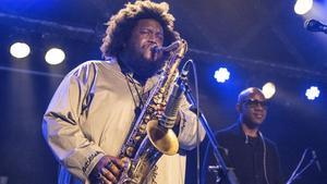 Kamasi Washington, en la Sala Razzmatazz 2, en el 2018.