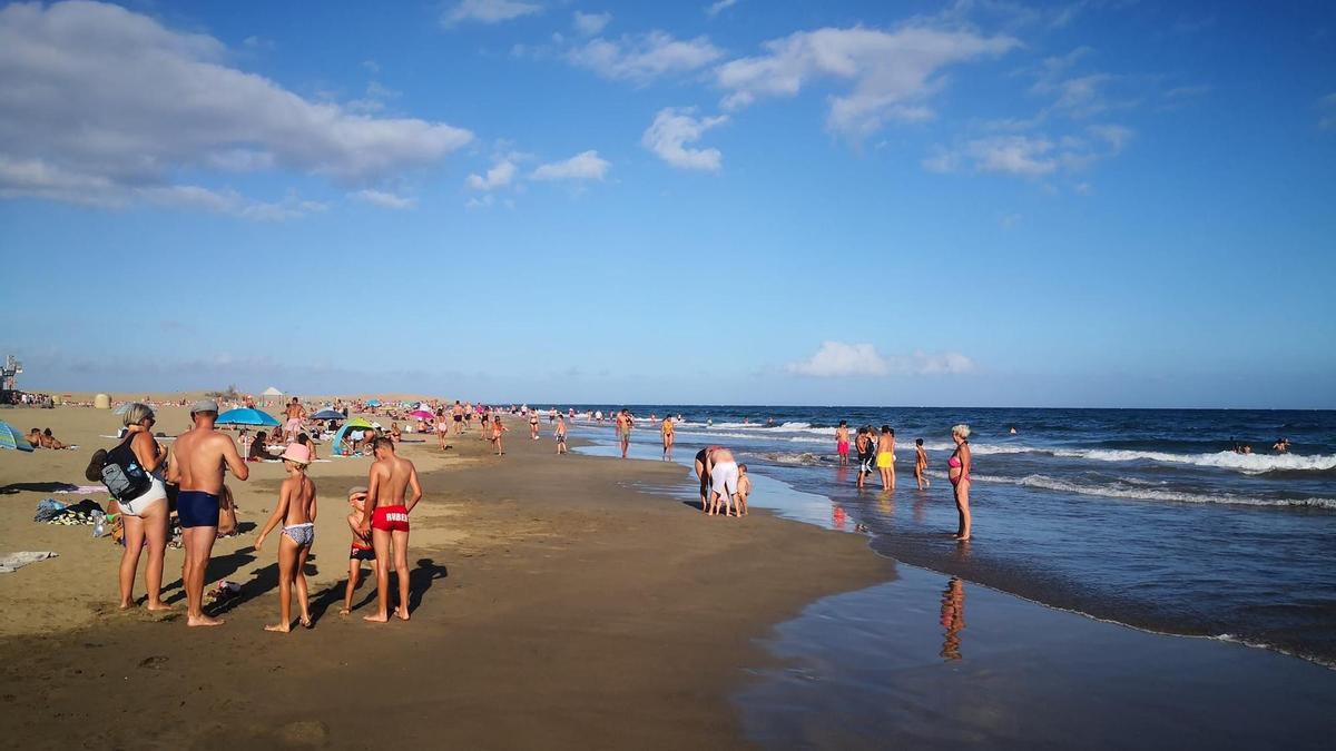 Playa de Maspalomas en una imagen de archivo.