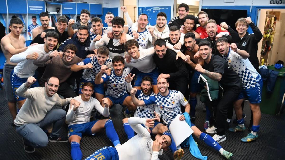 La alegría volvió al vestuario del Sabadell